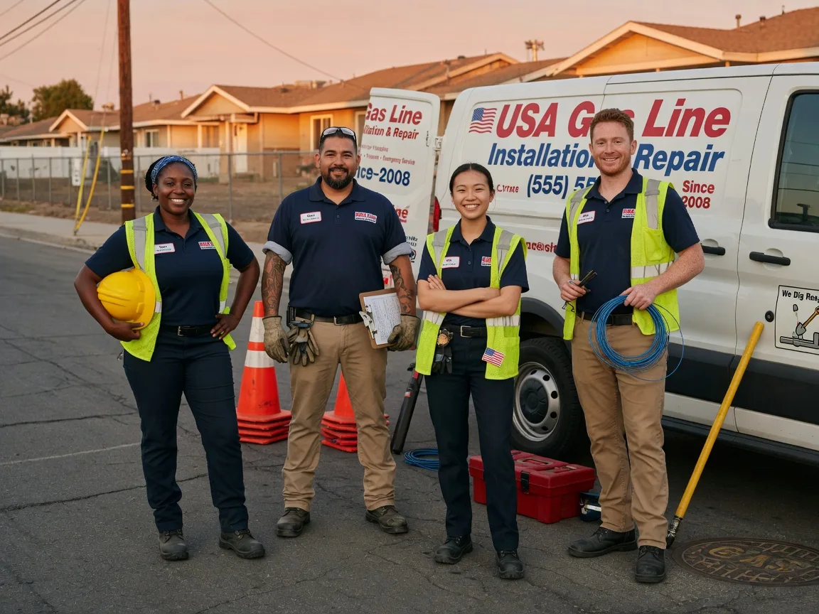 Gas Line Installation company in Ovalo, TX